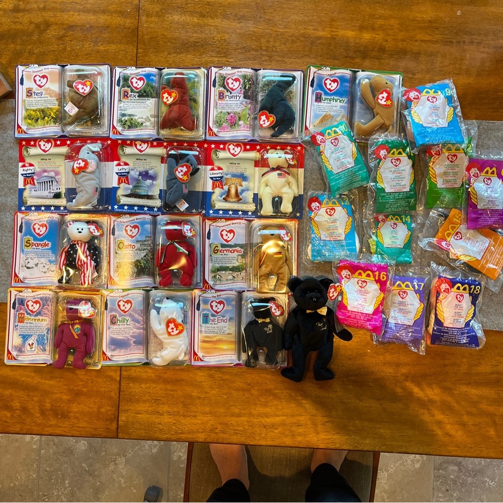2000 McDonald’s beanie baby collection